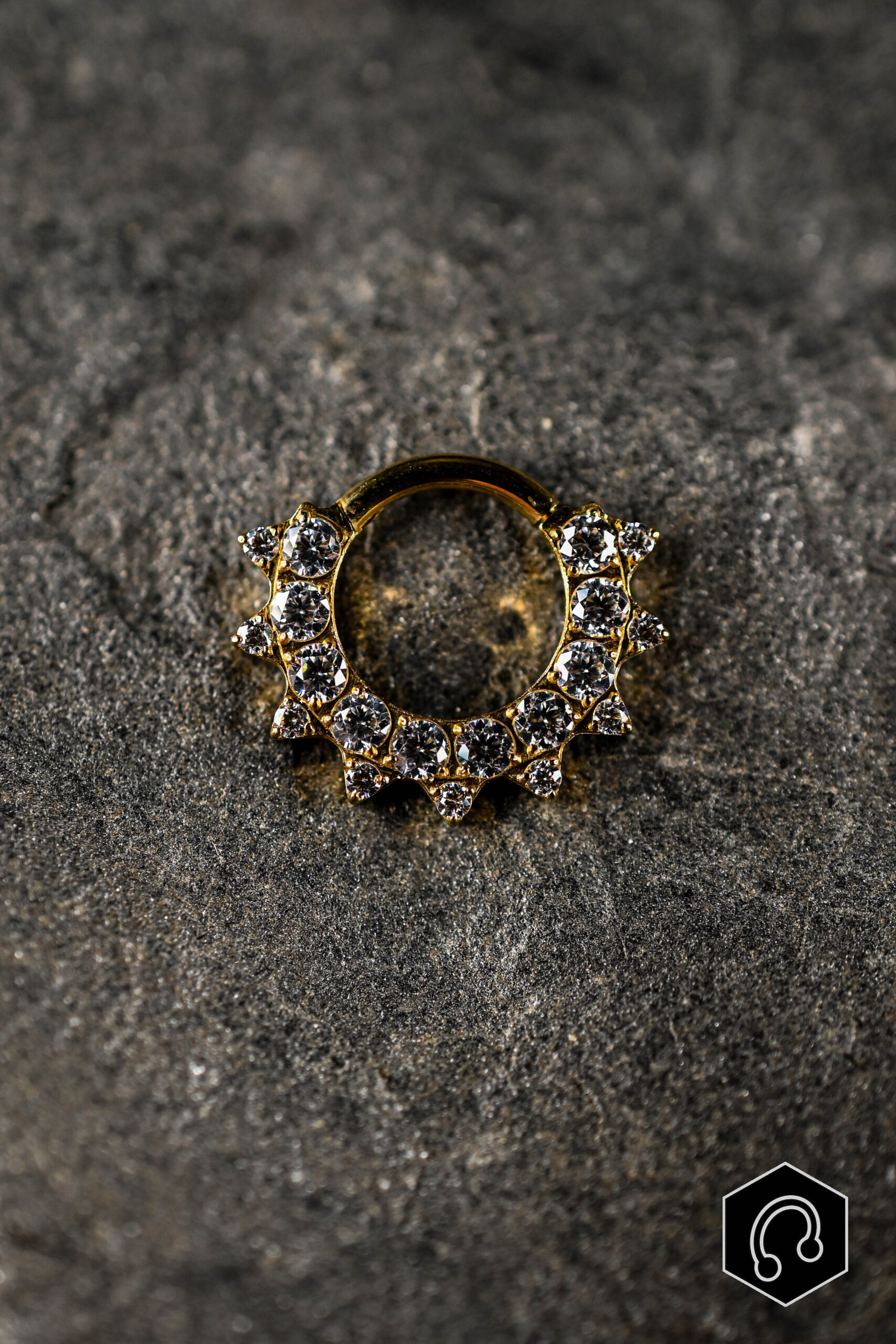 Anneau Clicker Doré Sunny