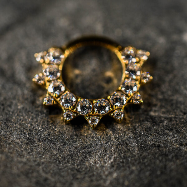 Anneau Clicker Doré Sunny