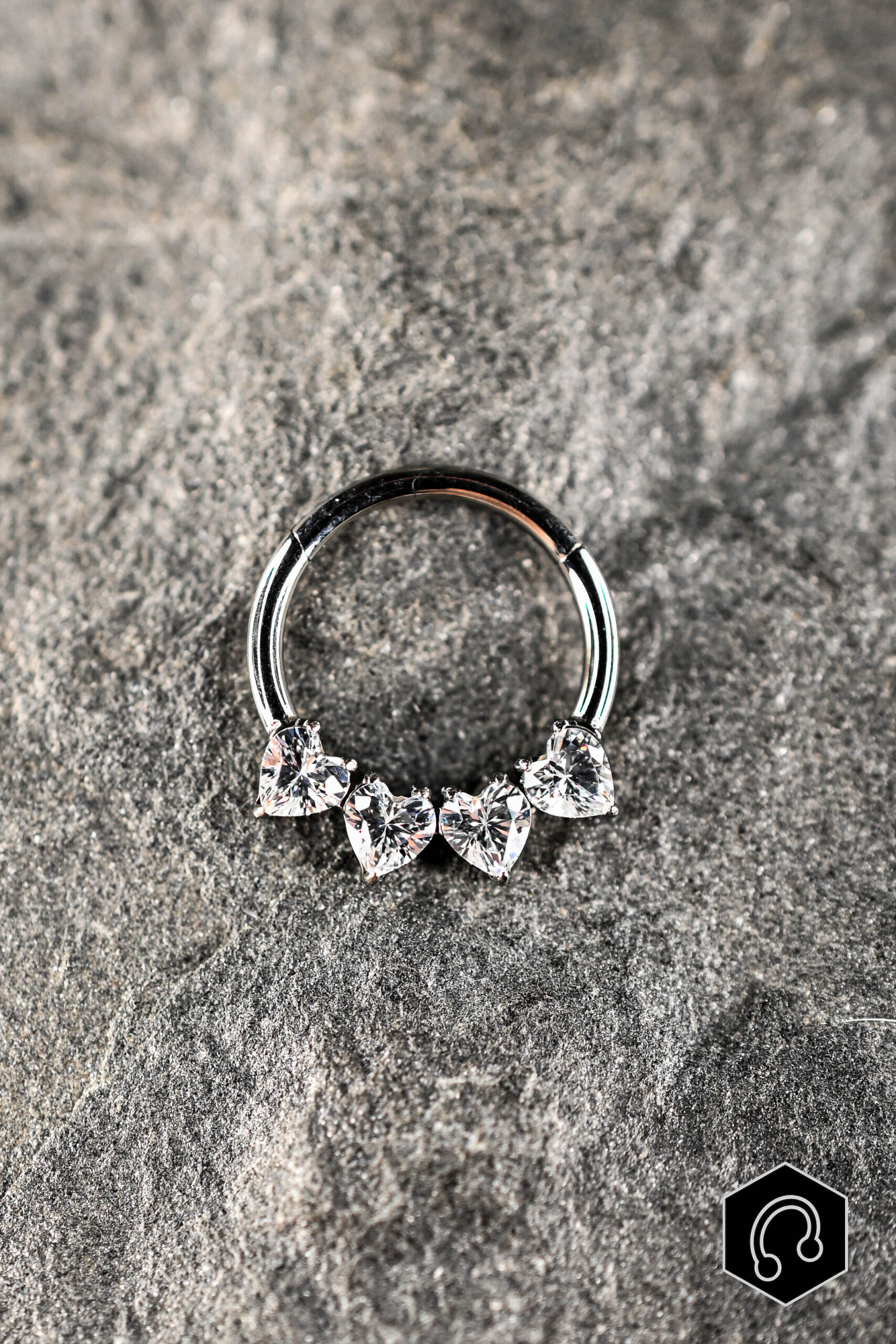 Anneau Titane Sweetheart Spark