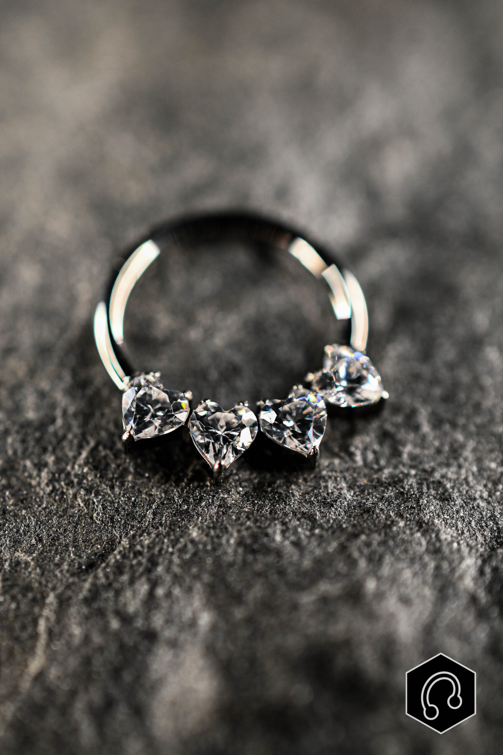 Anneau Titane Sweetheart Spark