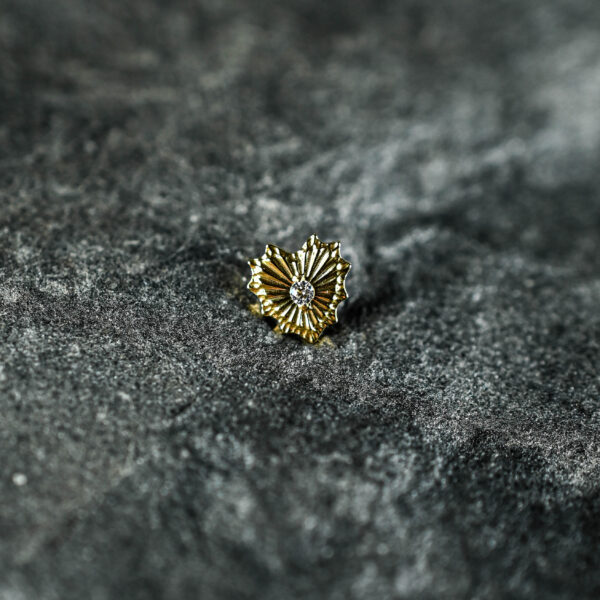 Labret Titane Doré GothHeart