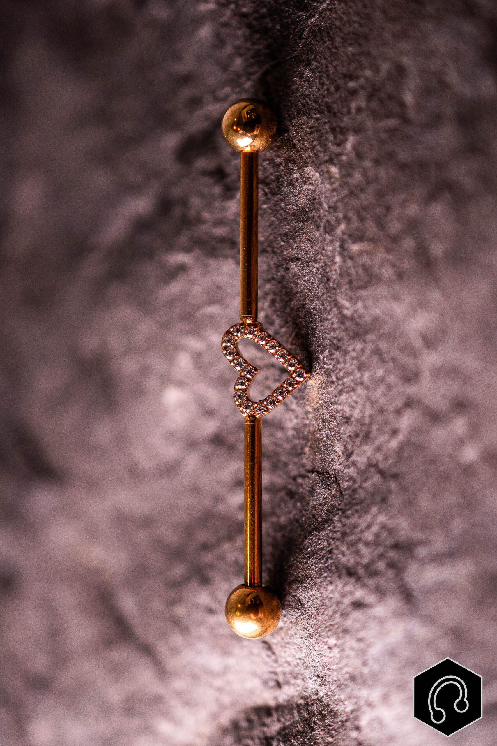 Barre Industriel Titane Doré Affection