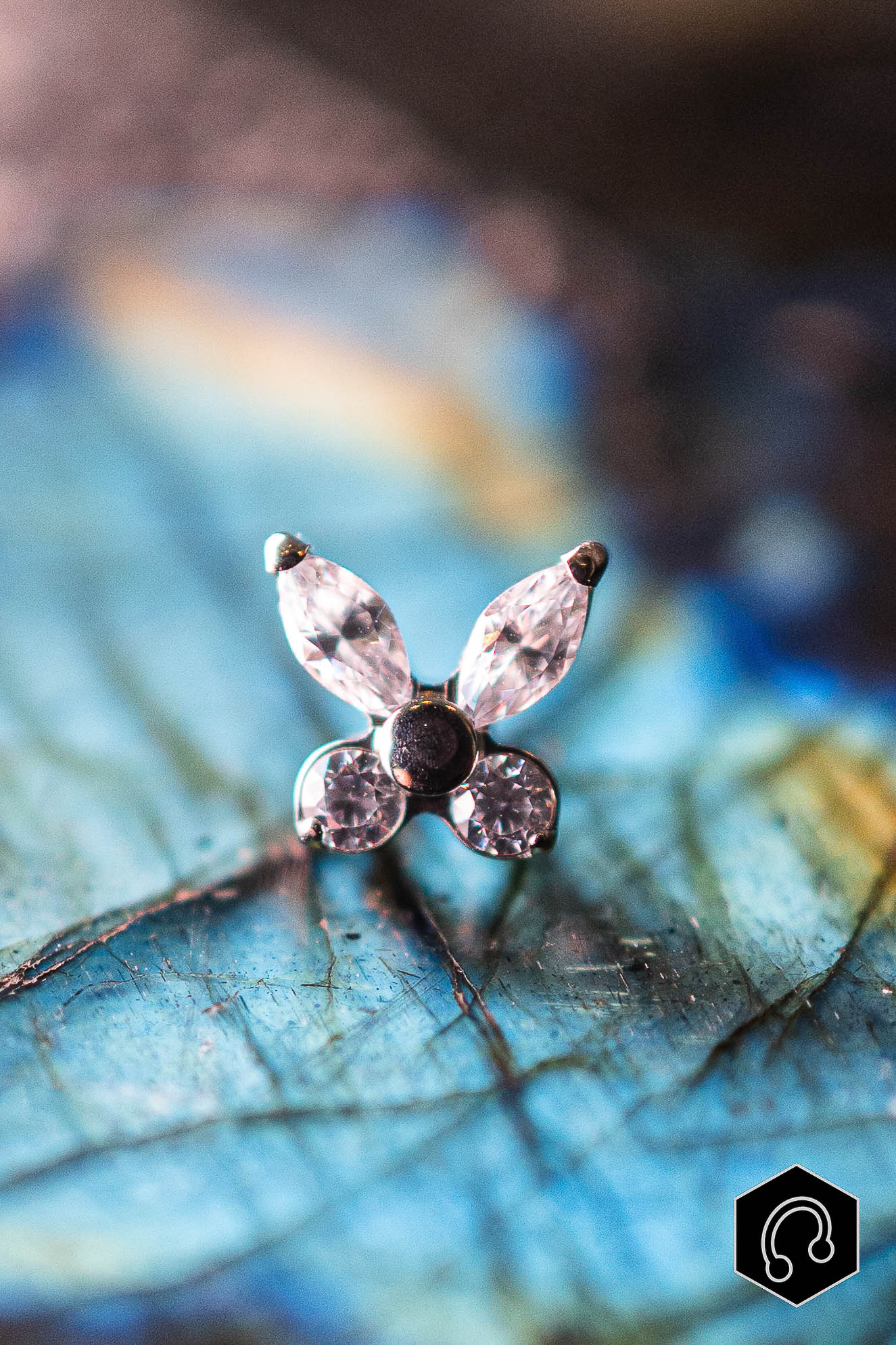 Labret Titane Argenté Althéa