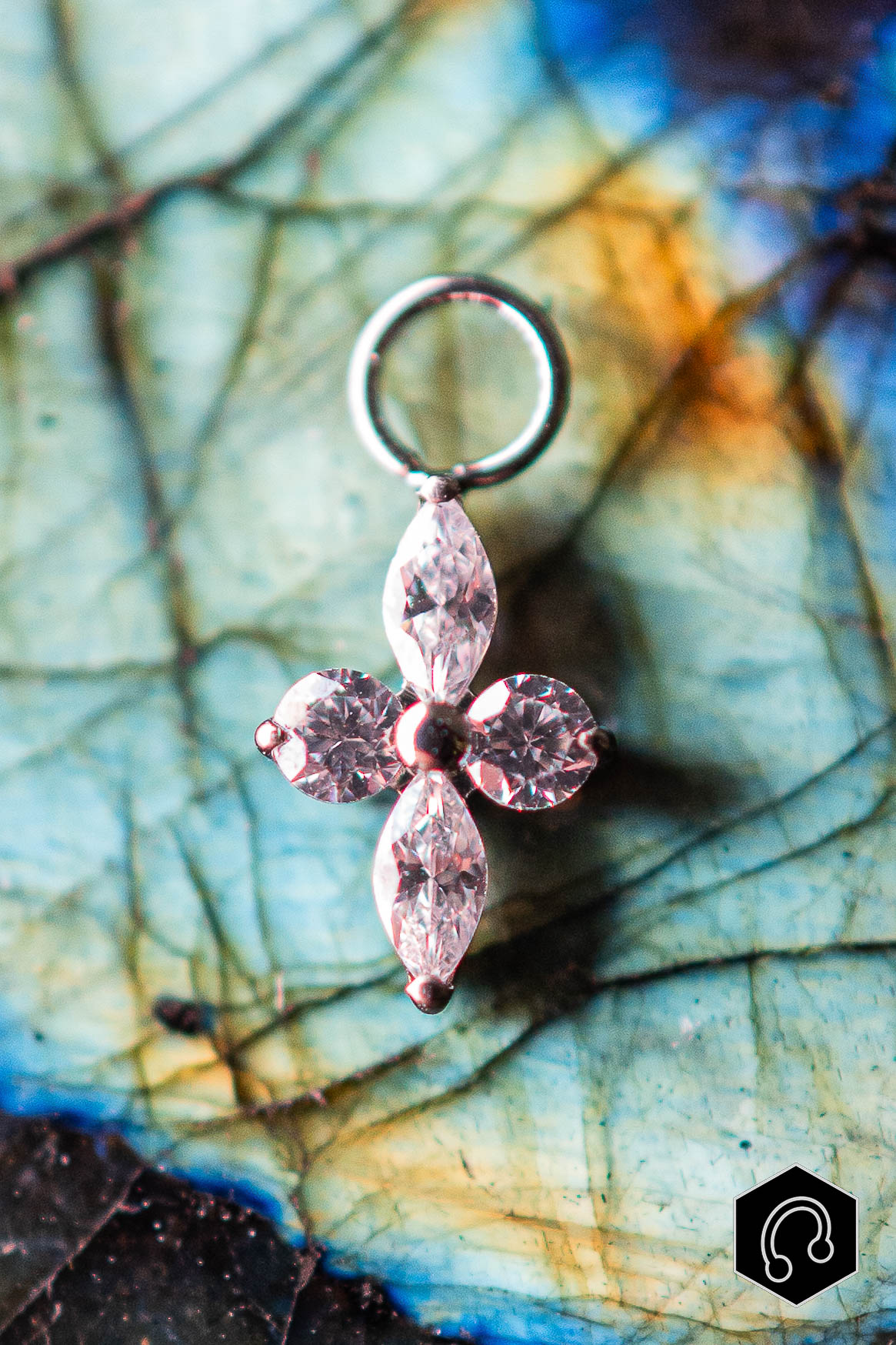 Charm Titane Argenté Ballancia