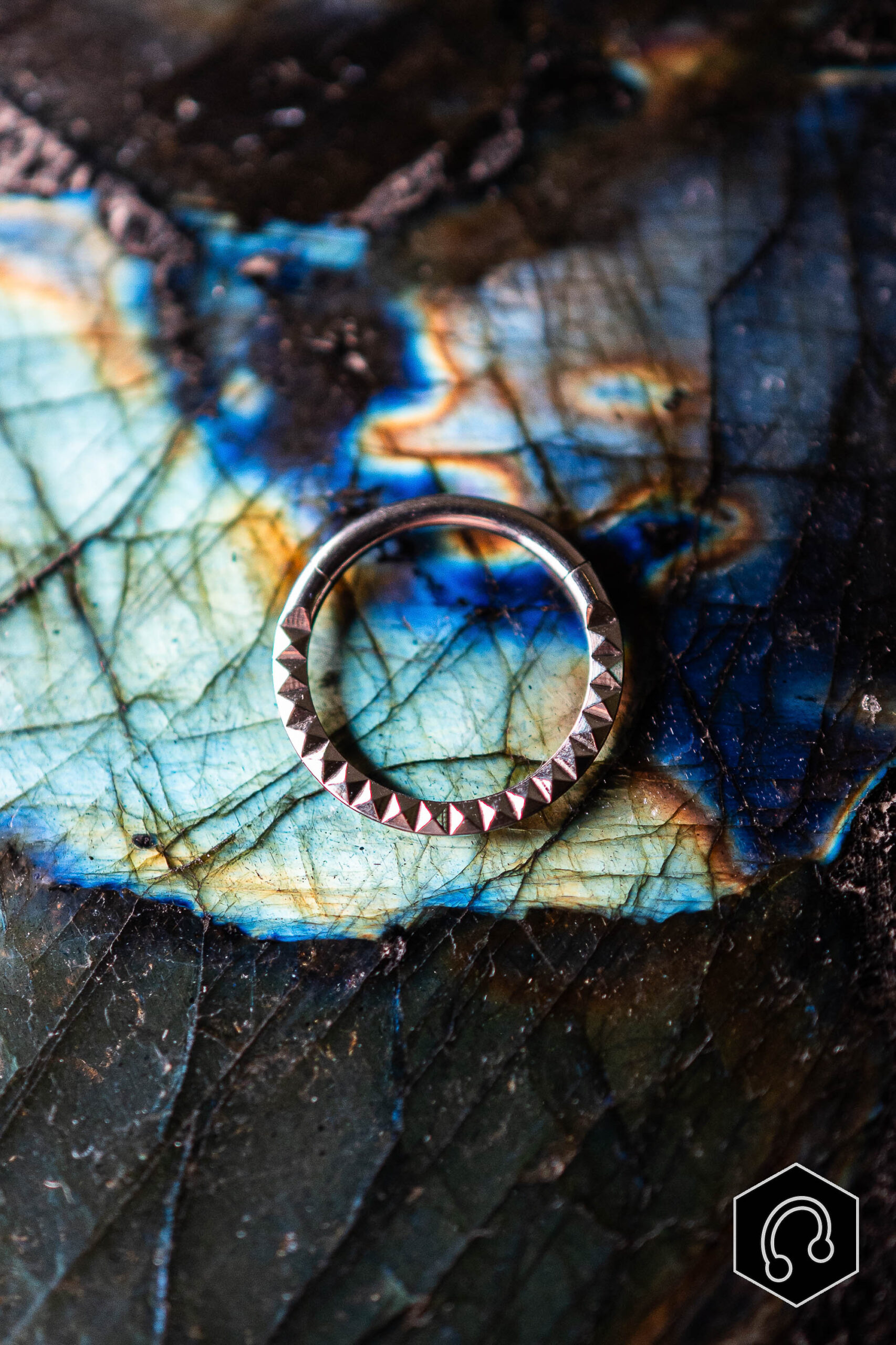 Anneau Titane argenté Rogue Ring