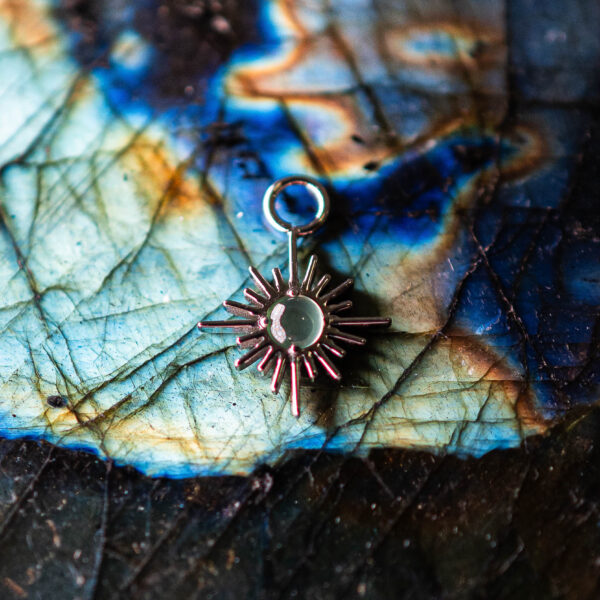 Charm Argenté Ignis Vert