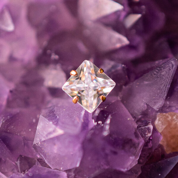 Strass Titane Doré Crystal Square