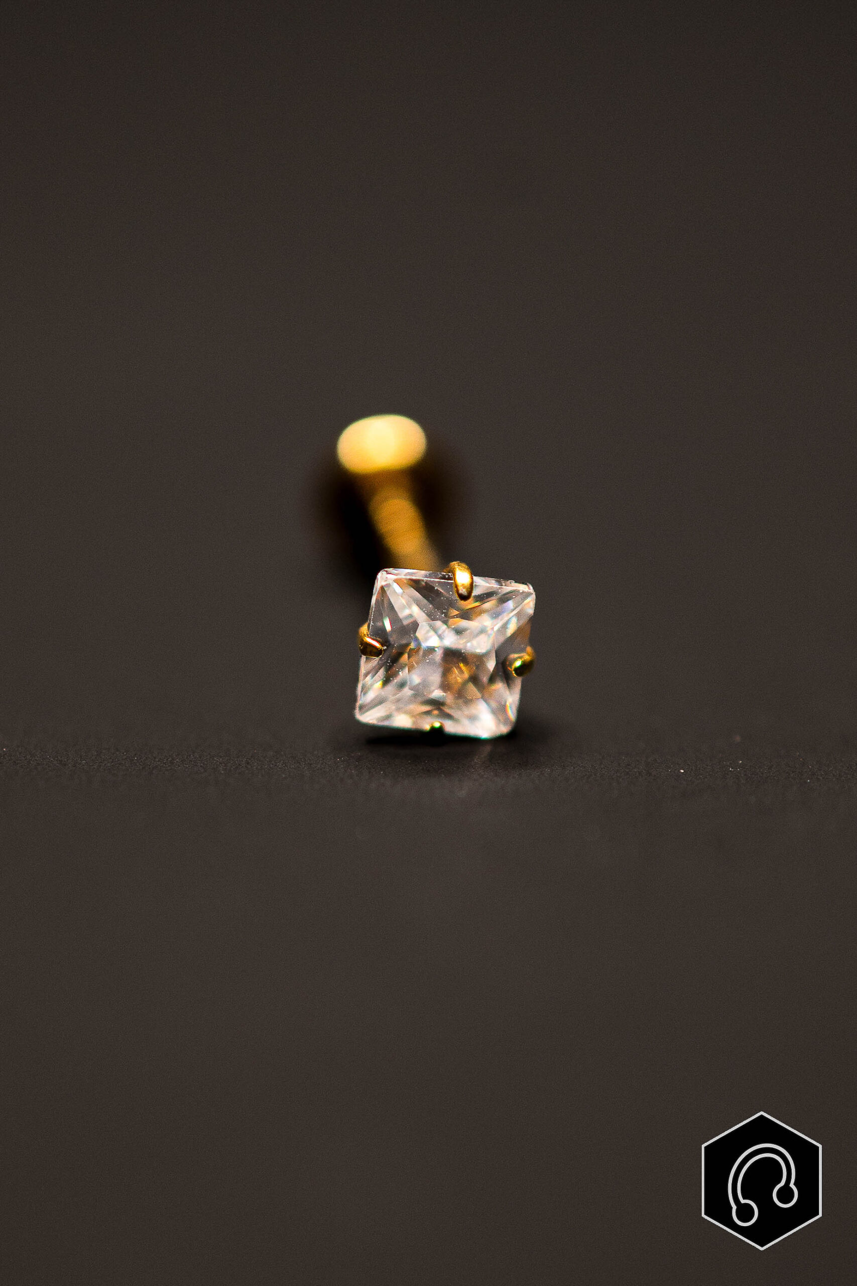 Strass Titane Doré Crystal Square