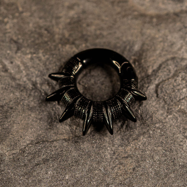 Poids d'oreille Iron Fangs Black