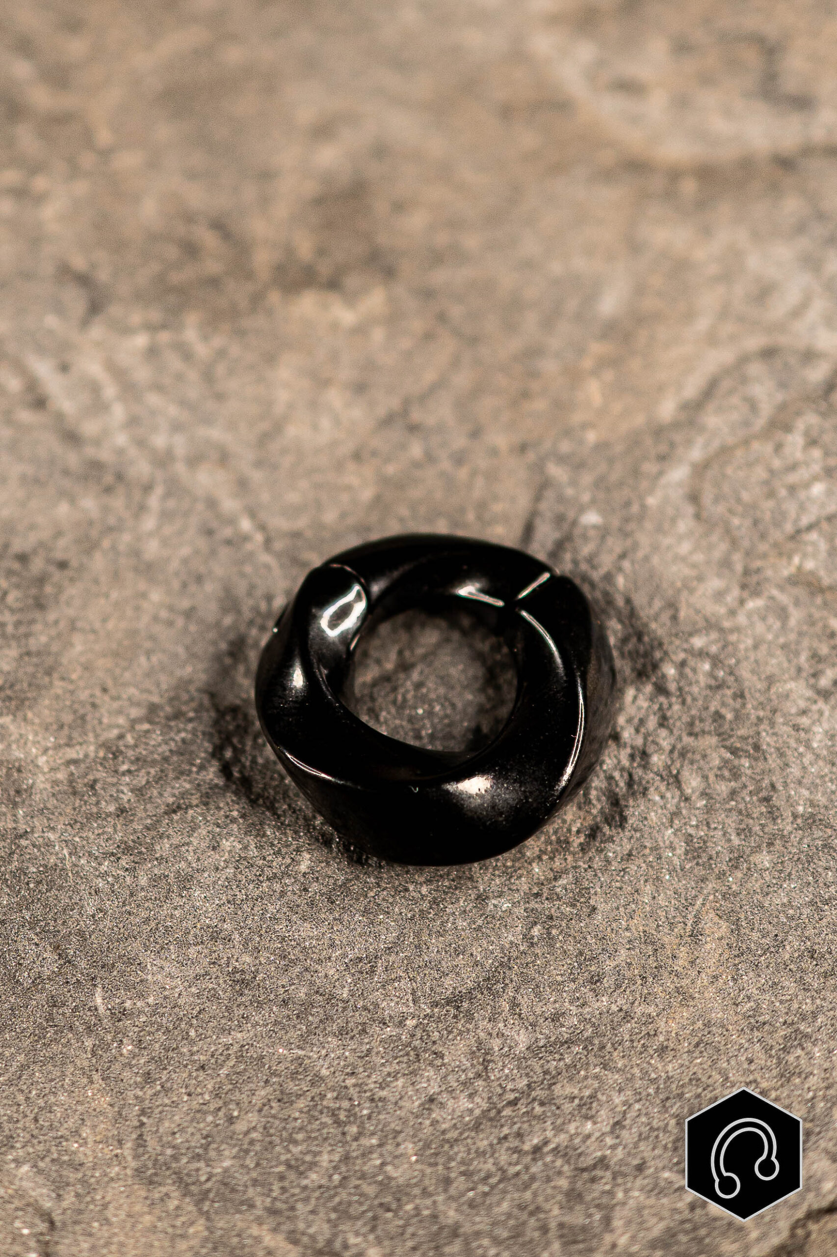 Poids d'oreille noir Éclipse