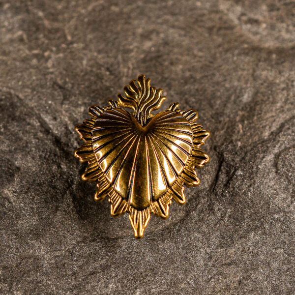 Poids d'oreille Doré Sacred Flame