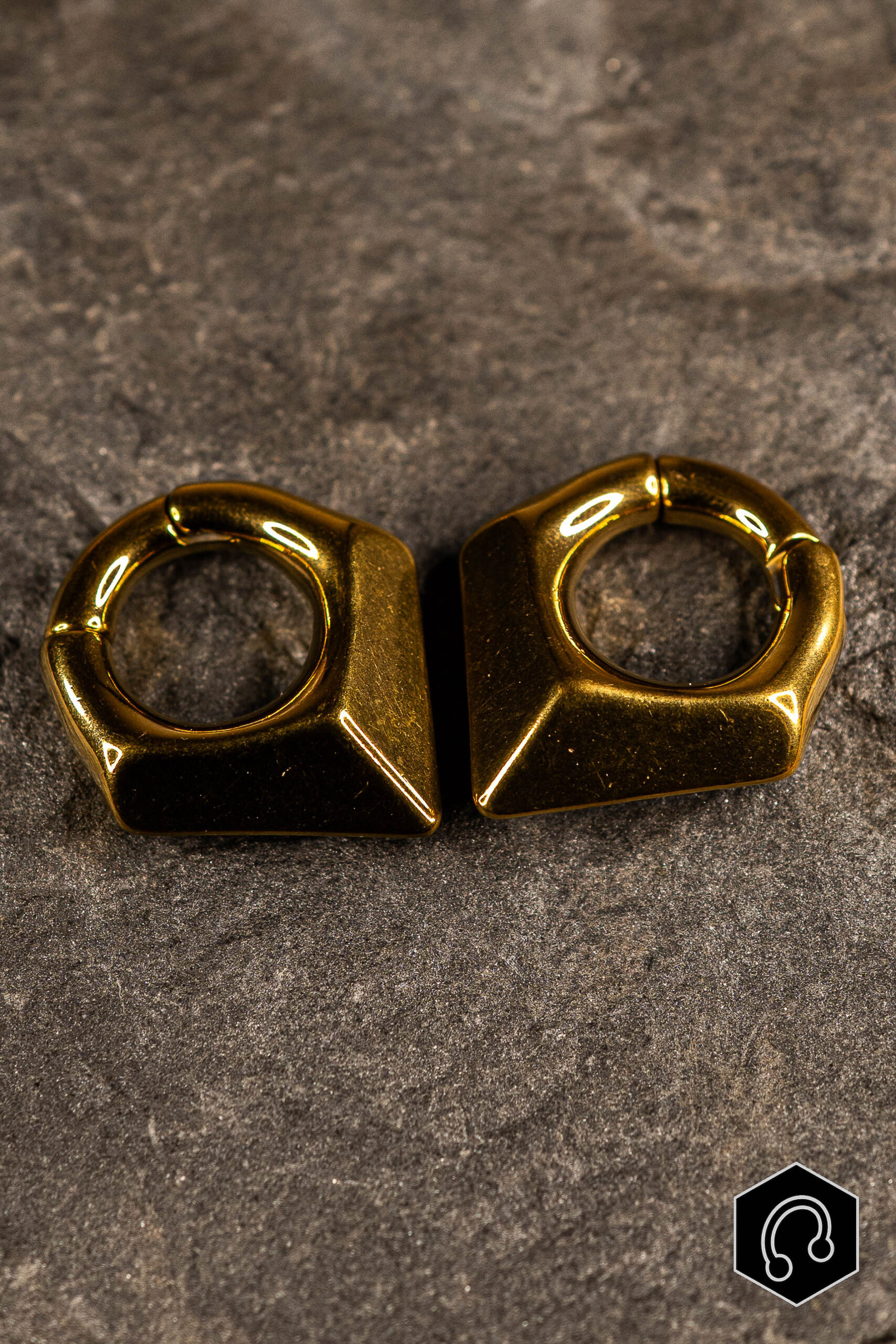 Poids d'oreille Doré Stoneclaw