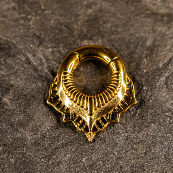 Poids d'oreille Doré Vortex Crown