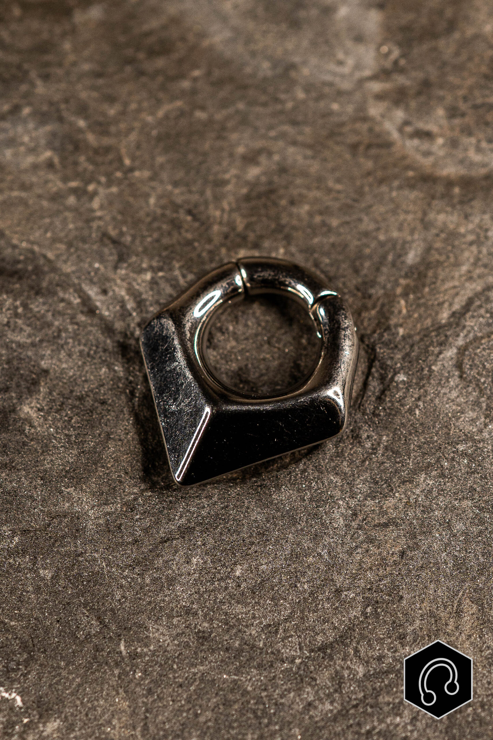 Poids d'oreille Argenté Stoneclaw