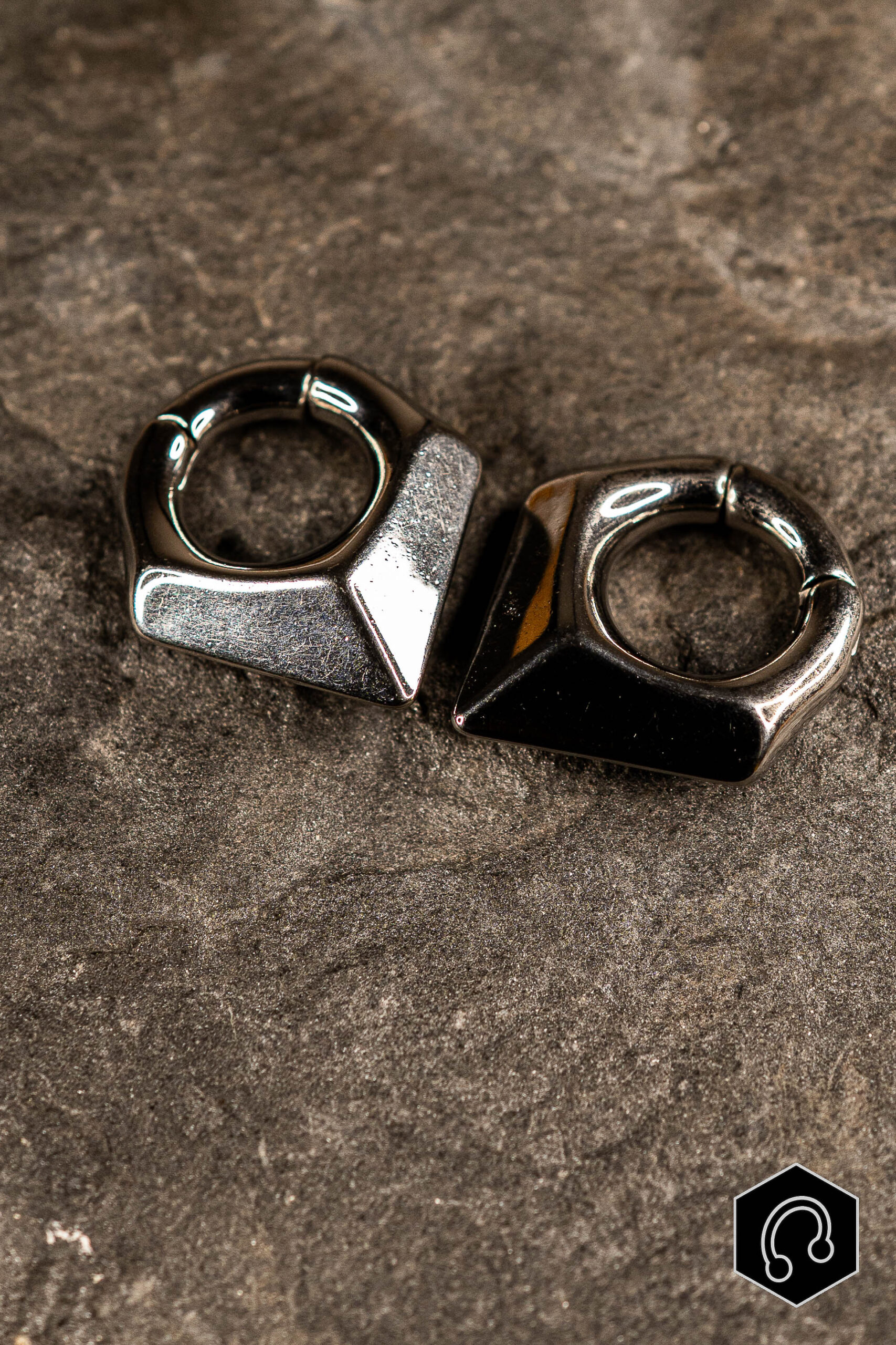 Poids d'oreille Argenté Stoneclaw