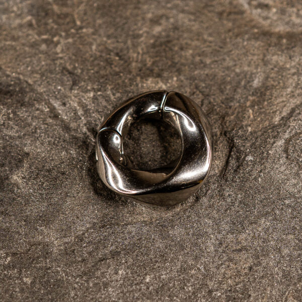 Poids d'oreille Argenté Éclipse