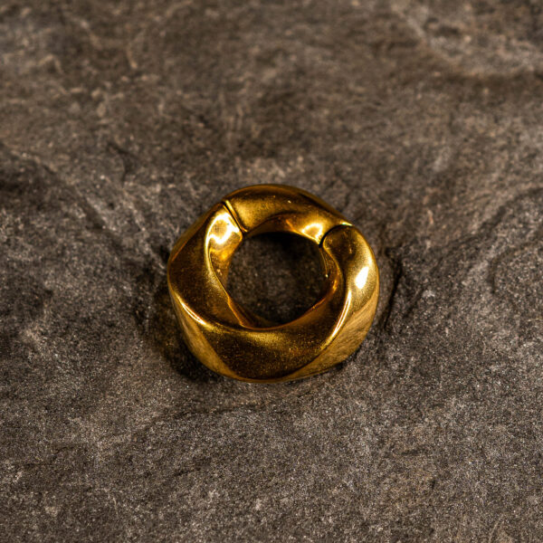 Poids d'oreille doré Éclipse