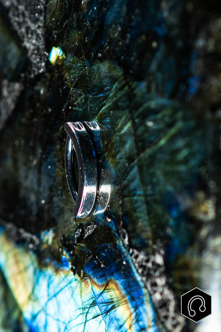 Banane Nombril Titane Argenté Curvea