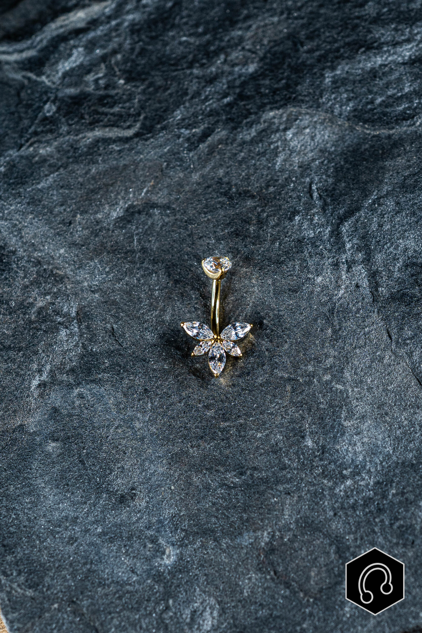 Banane Nombril Titane Doré Floraïa