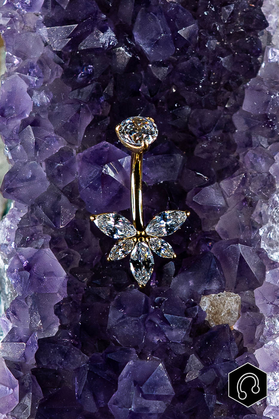 Banane Nombril Titane Doré Floraïa