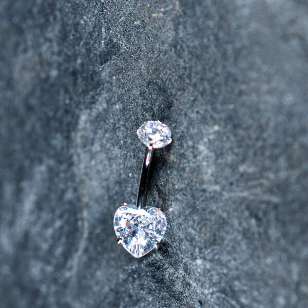 Banane Nombril Argenté Crystal Heartbeat