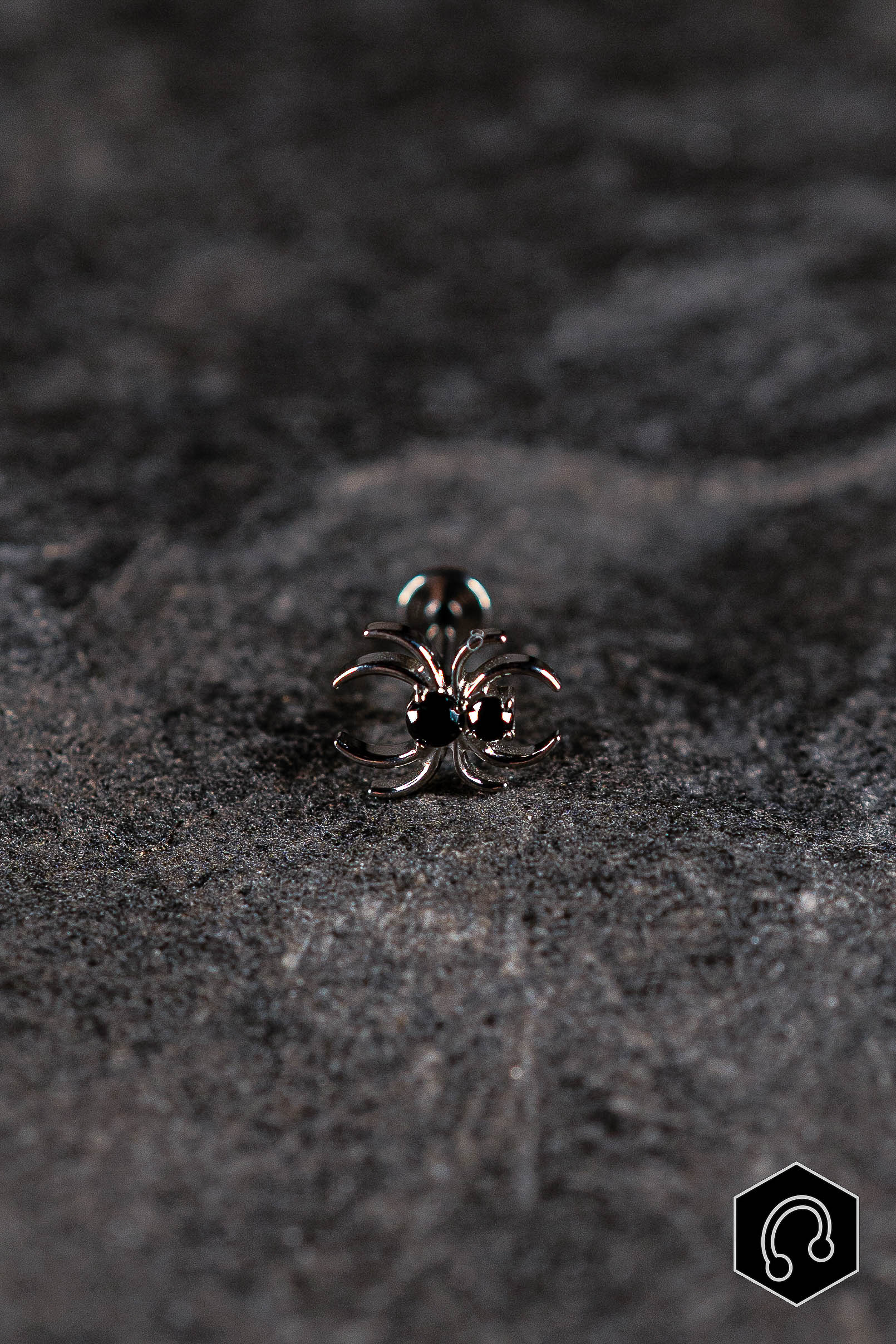 Labret Titane Dark Widow