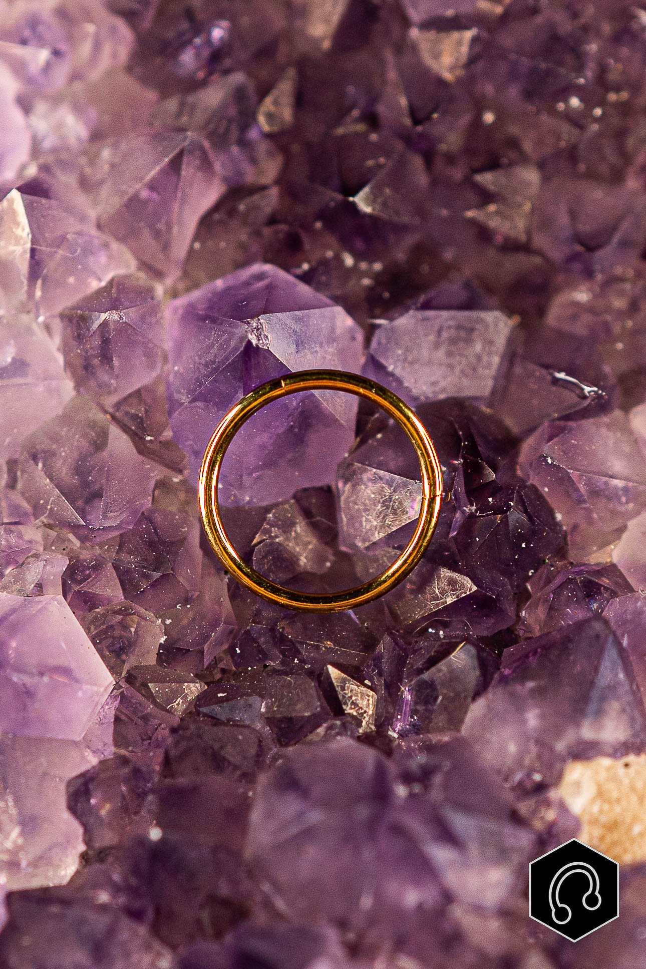 Anneau Clicker Titane Doré 0.8 Essential