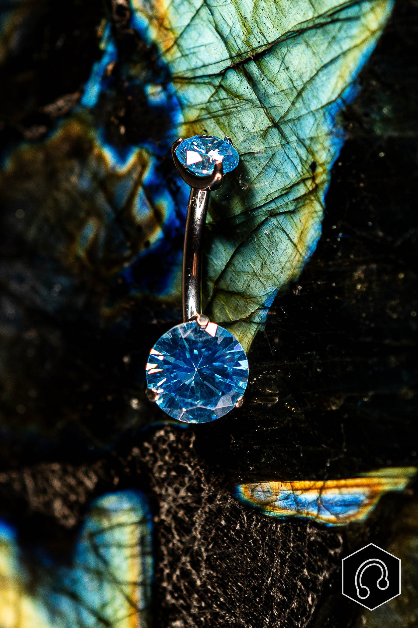 Banane Nombril Titane Blue Grace