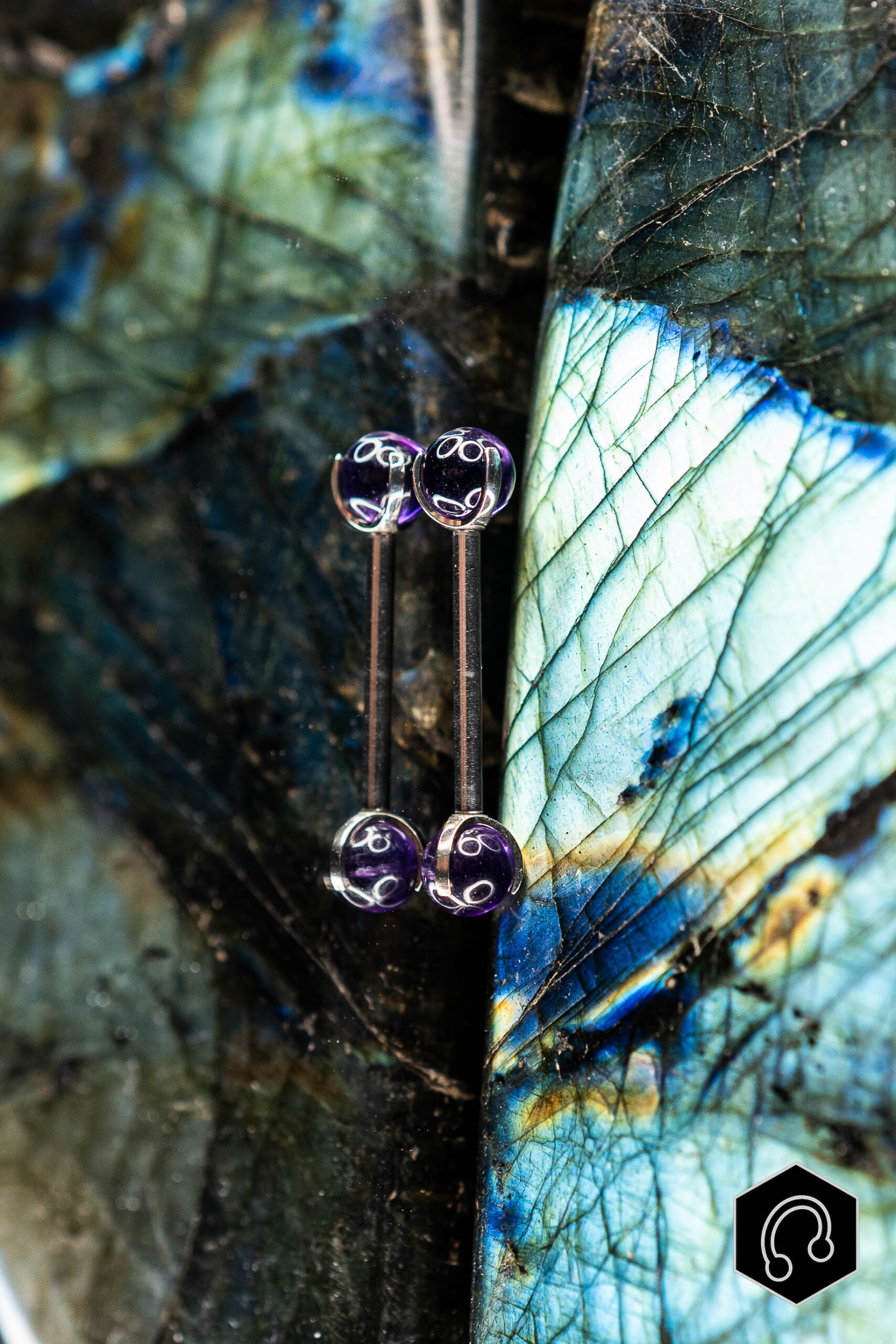 barre téton Gem Améthyste