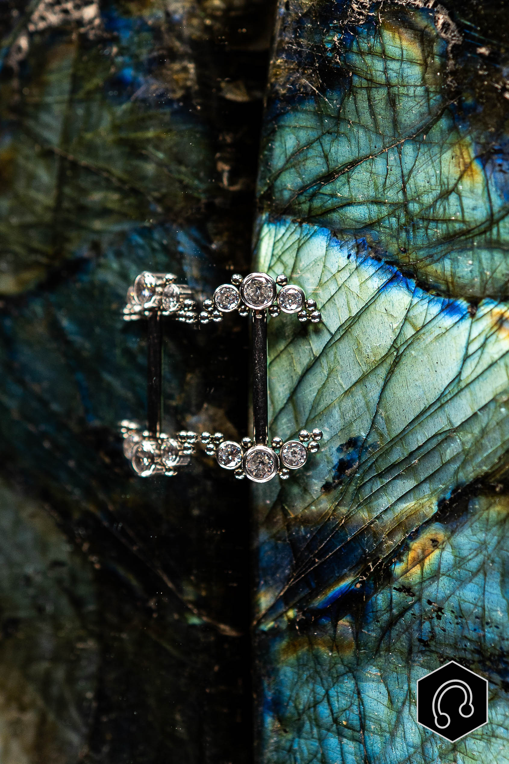 Barre Titane Argenté Crystal Throne