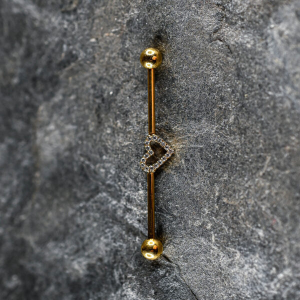 Barre Industriel Titane Doré Affection