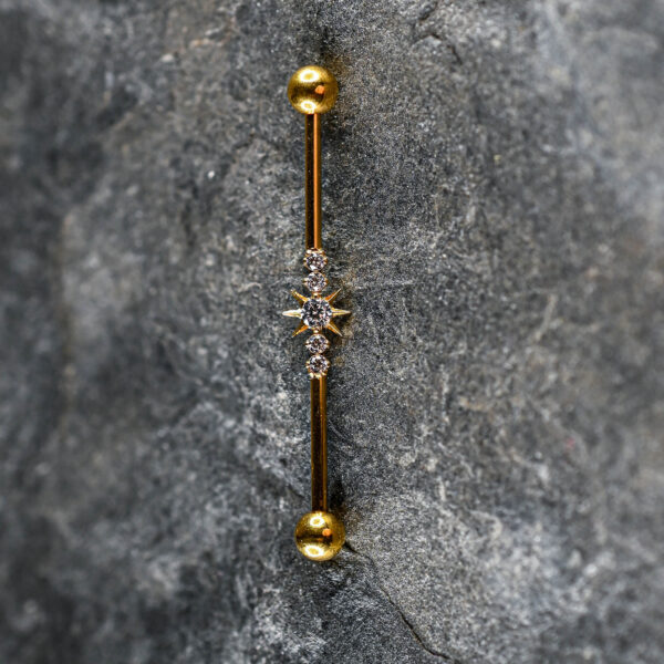 Barre Industriel Titane Doré Nexus