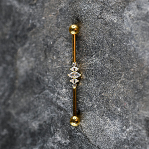 Barre Industriel Titane Doré Velina