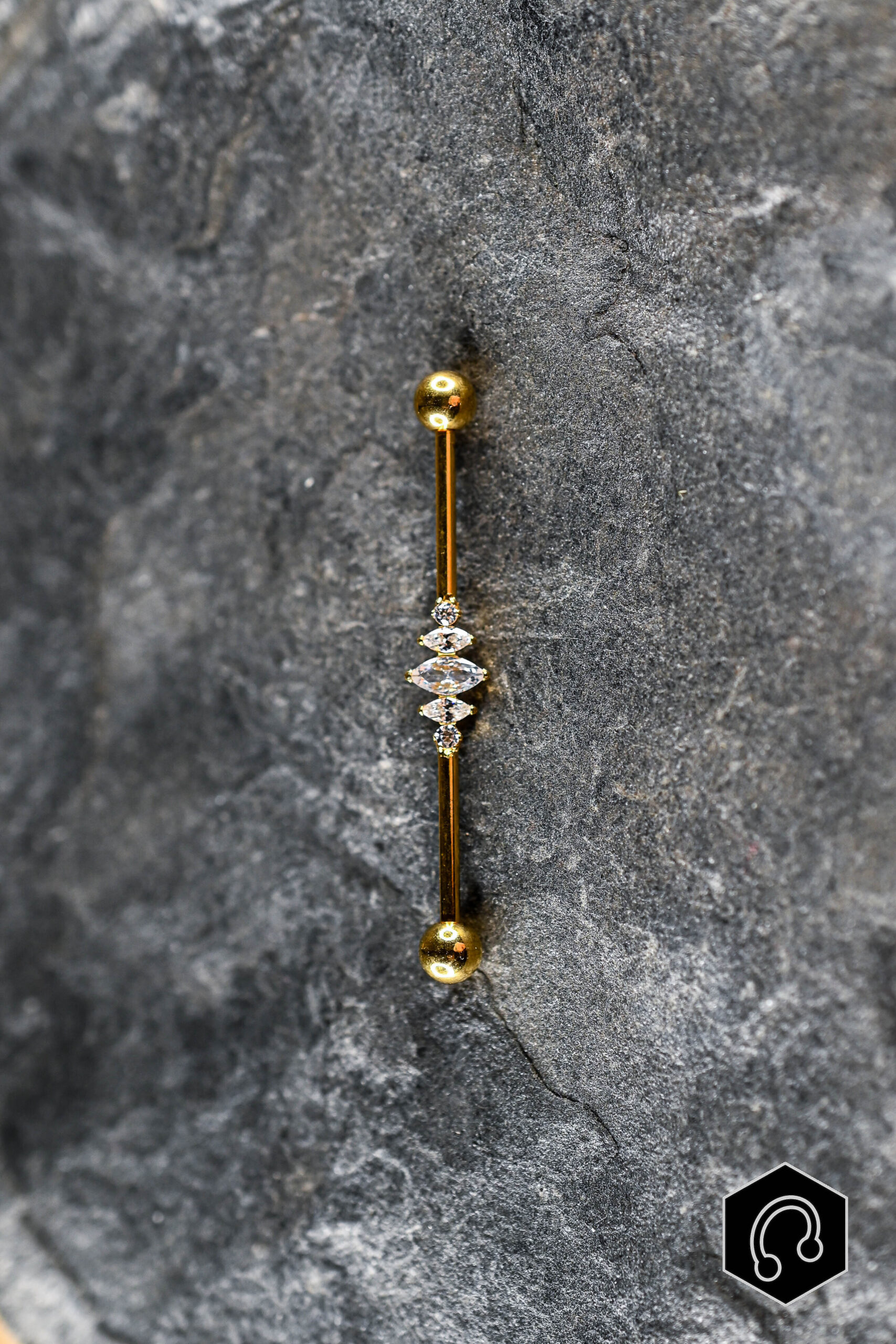 Barre Industriel Titane Doré Velina