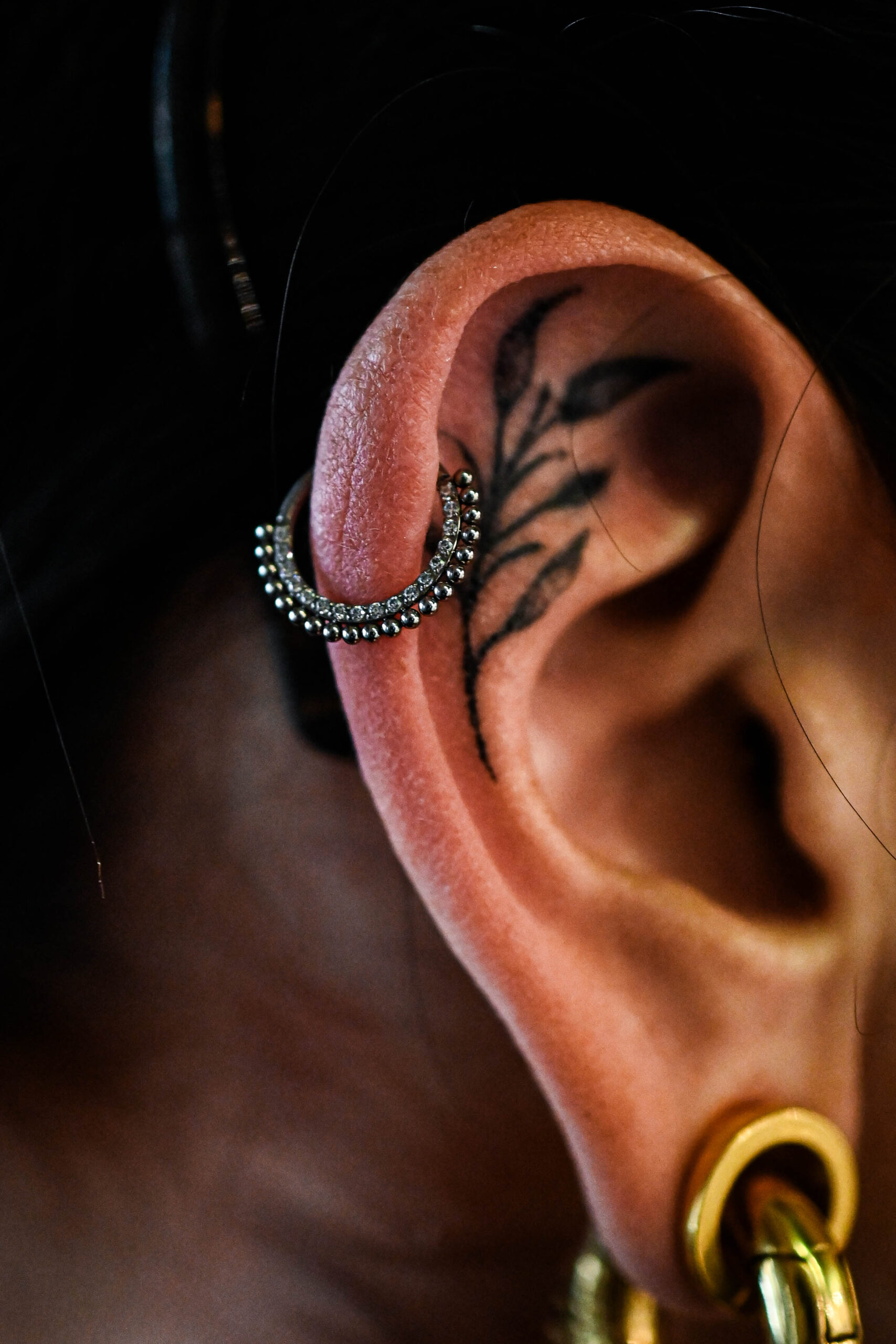 Anneau Titane Clicker Argenté Royal Beads