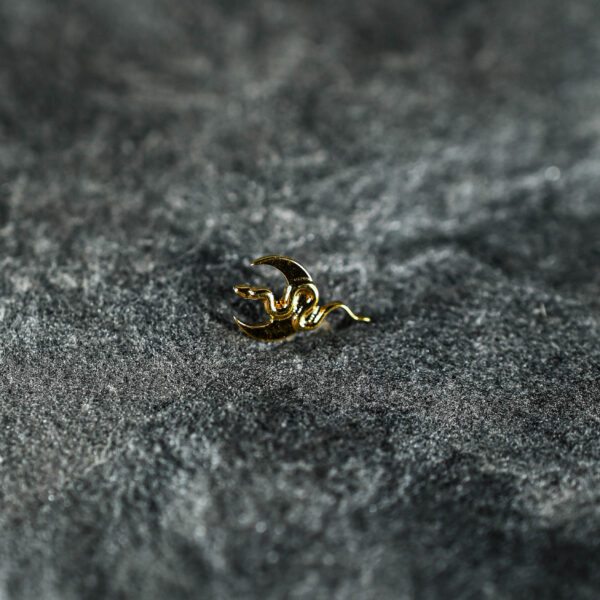 Labret Titane Doré Lunar Venom