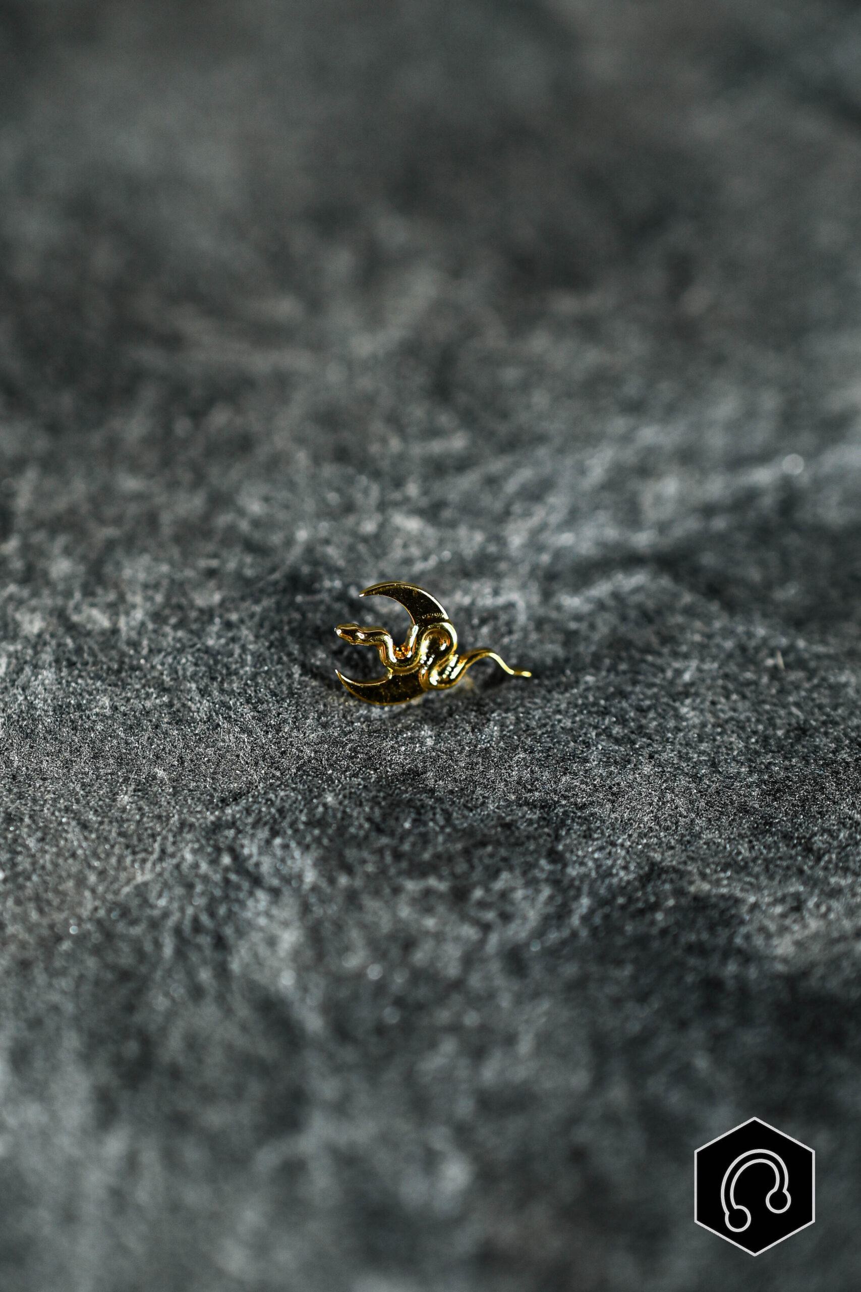 Labret Titane Doré Lunar Venom