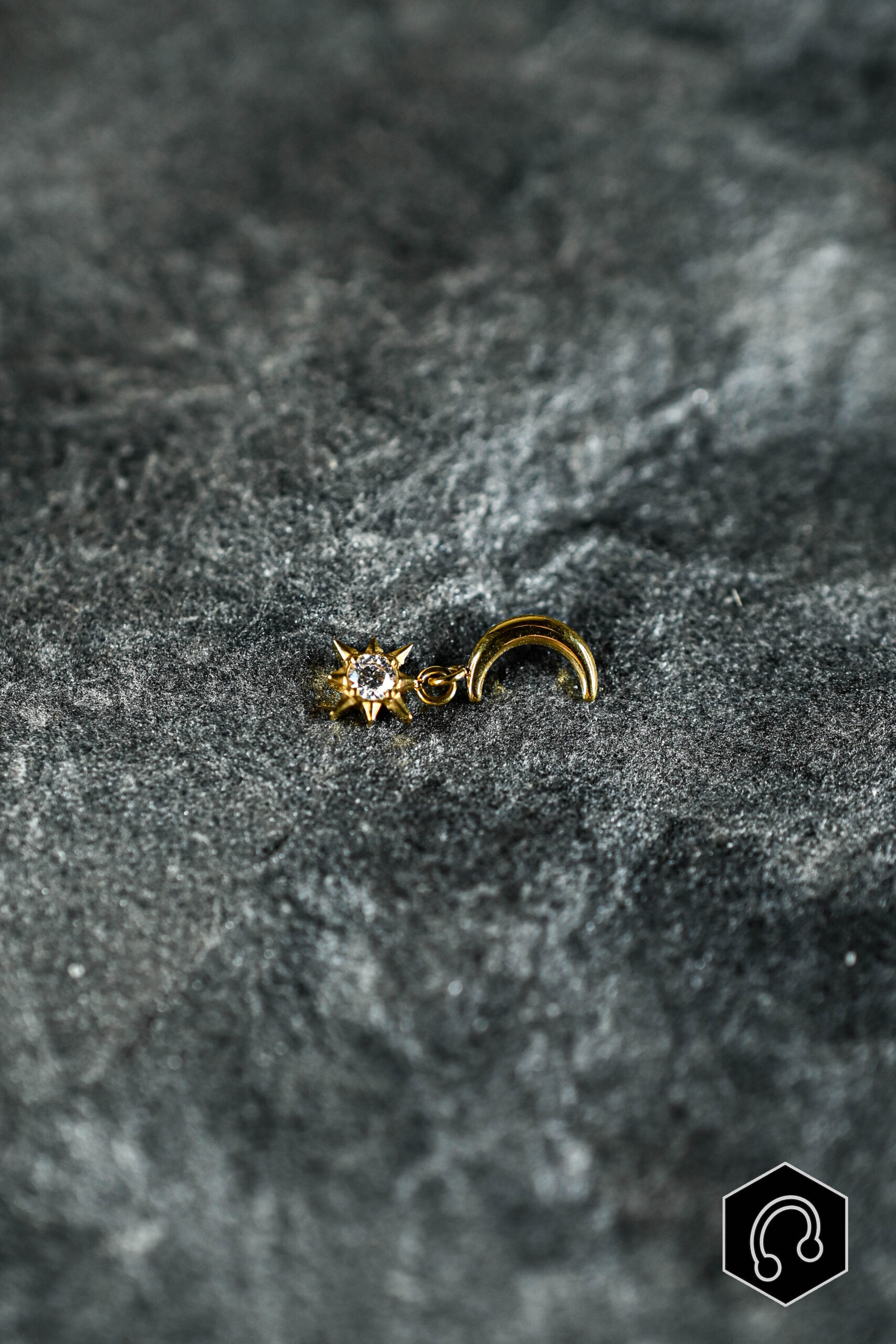 Labret Titane Doré Celestia