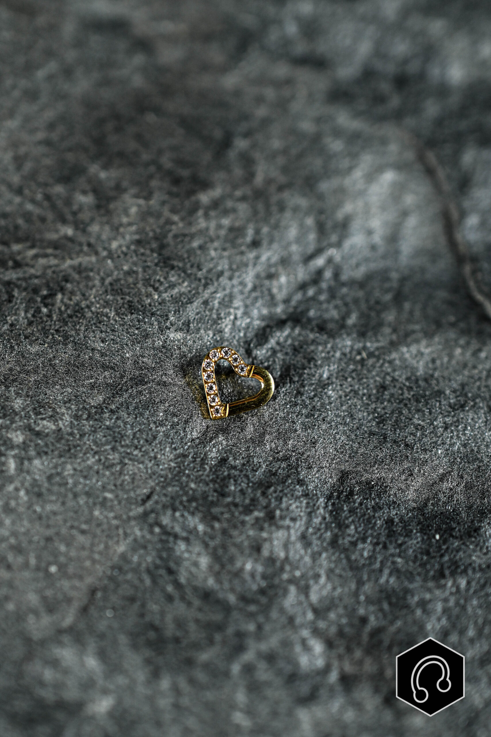 Labret Titane Doré Love