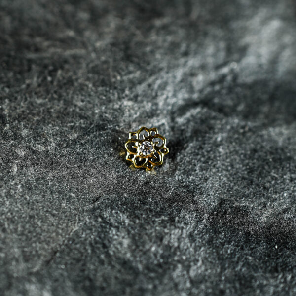 Labret Titane Doré Lotus Glow