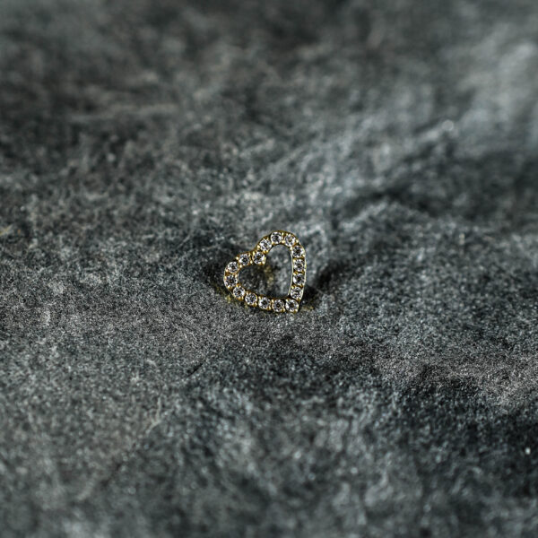 Labret Titane Doré Eternal Heart