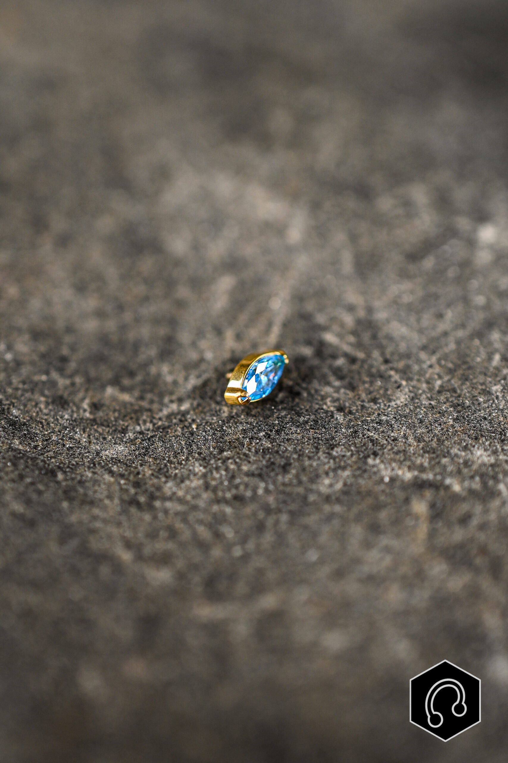 Labret Titane Doré Whisper