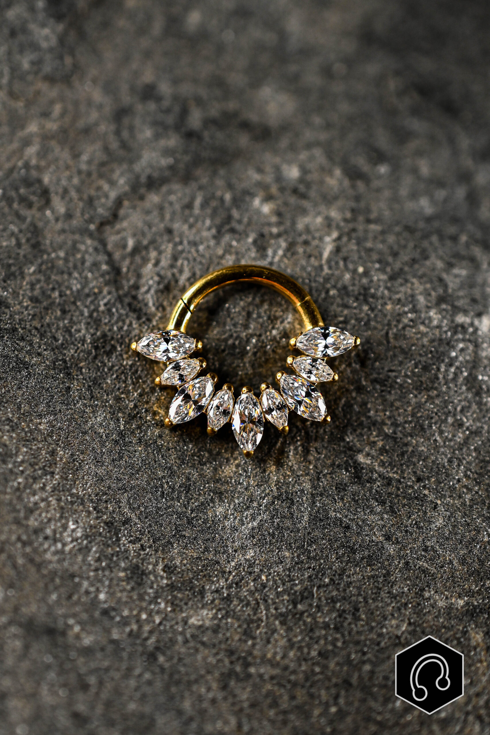 Anneau Clicker Doré Sunlight