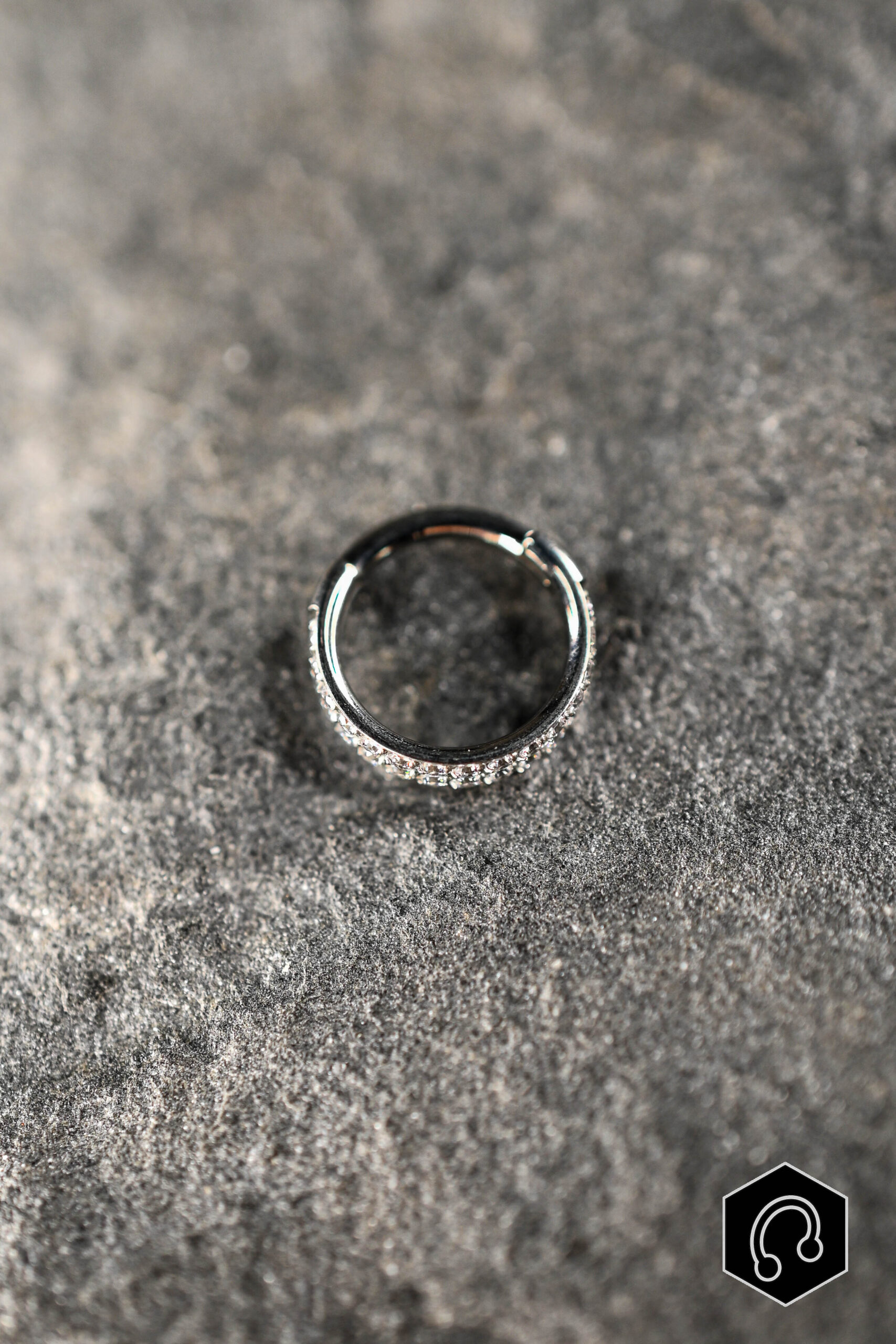 Anneau Clicker Titane Eternal Shine