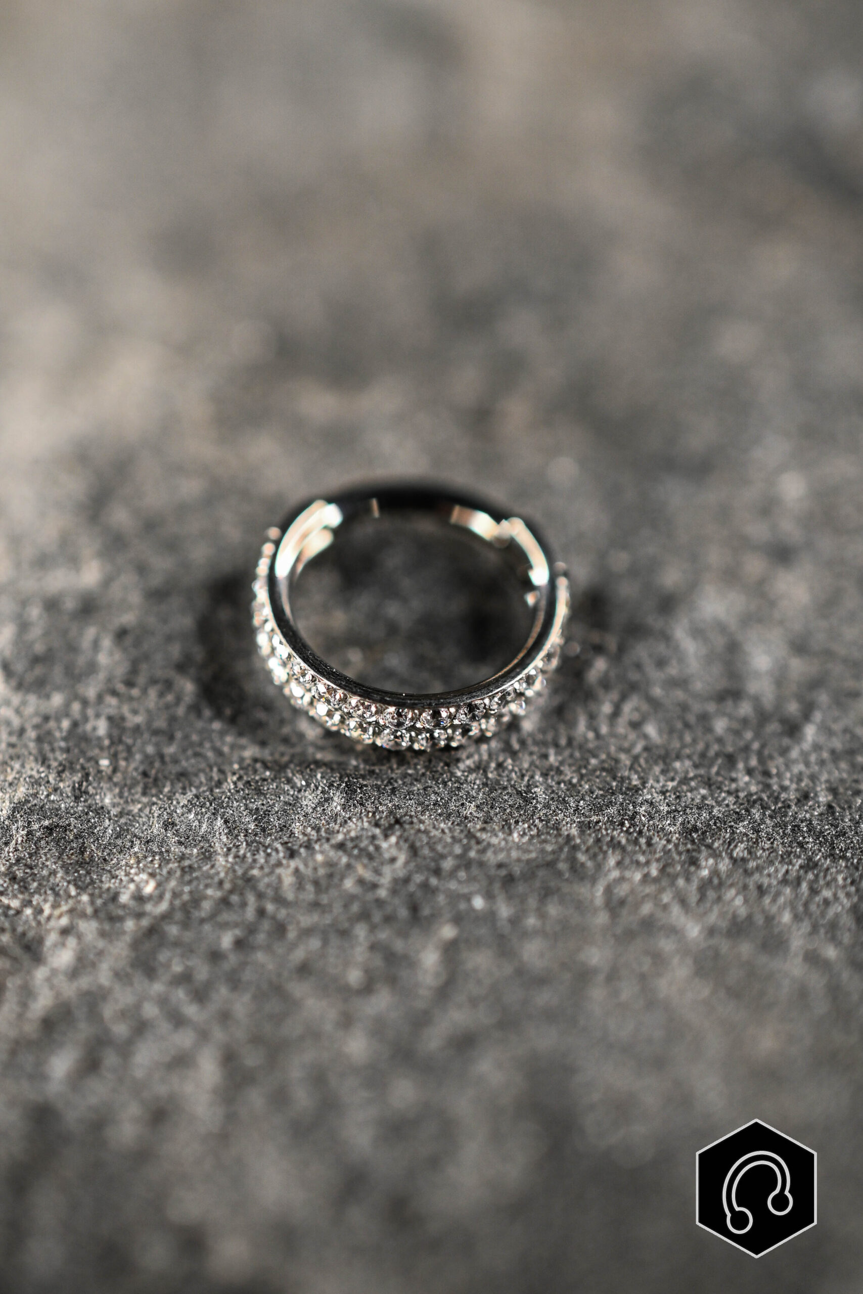 Anneau Clicker Titane Eternal Shine