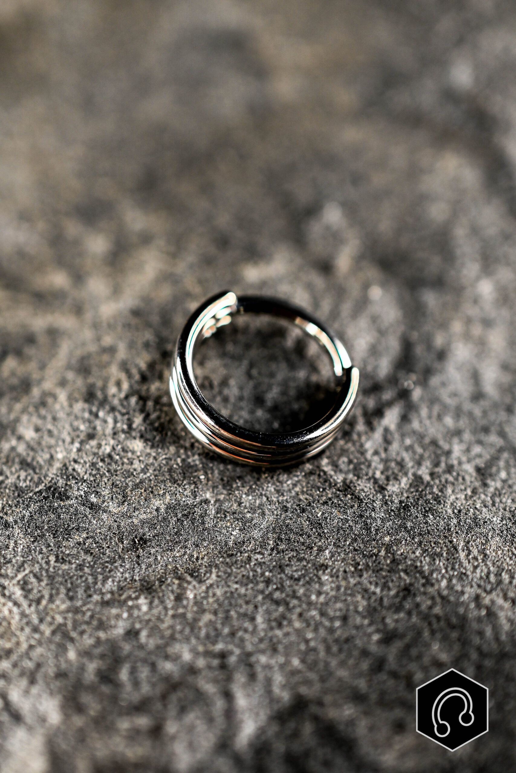 Anneau Titane Trinity Edge – Image 3