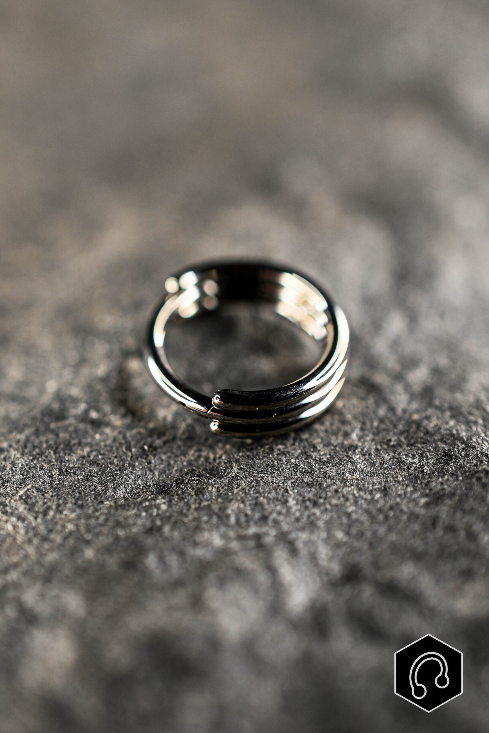 Anneau Titane Trinity Edge