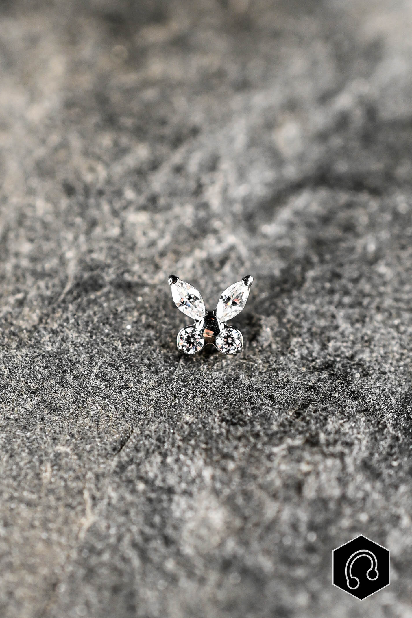 Labret Titane Argenté Althéa