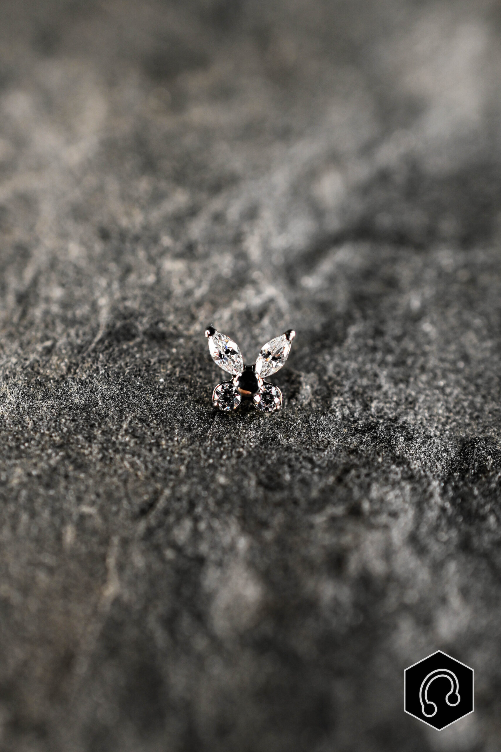 Labret Titane Argenté Althéa