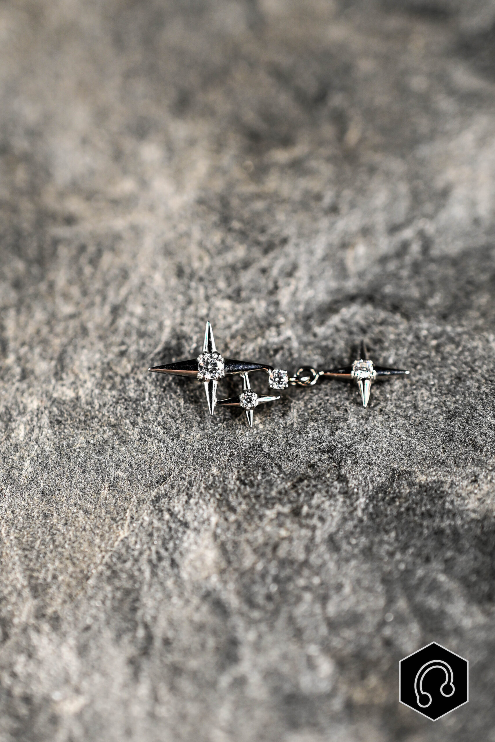 Labret Titane Argenté Vanta Spike